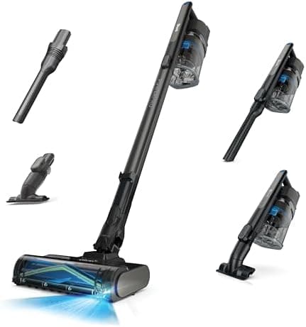 Shark PowerPro Reveal Plus Cordless Vacuum, FloorDetect & Dirt-Reveal Technology, HEPA Filter, Carpet & Hard…
