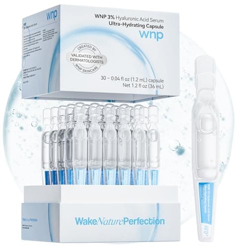 WNP Hyaluronic Acid Serum 3% for Face with 4D Multi-Layer Hydration | Ultra Hydrating Anti-Aging Serum |…