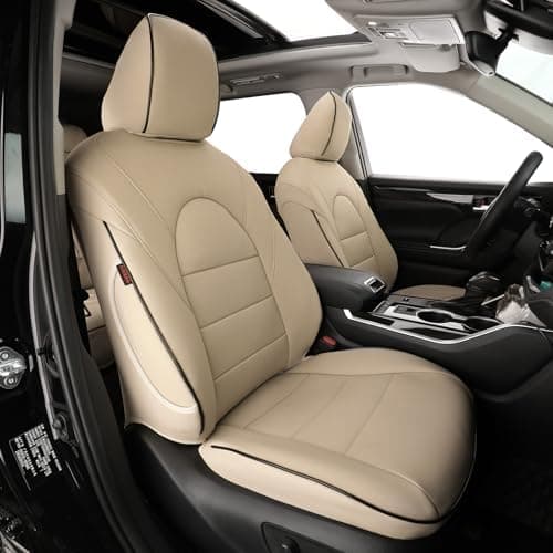 EKR Highlander Seat Covers for Toyota Highlander 2020 2021 2022 2023 2024 2025 2026,2nd Row Captain…