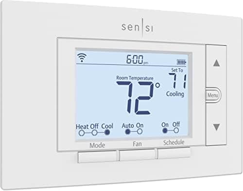 Sensi Smart Thermostat, 100 Years Of Expertise, Wi-Fi, Data Privacy, Programmable, Easy DIY Install, Works…